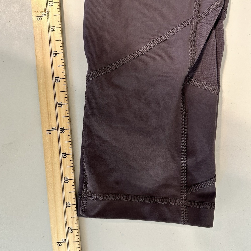Lululemon Pace Rival Cropped Leggings Sz 6 Vintage Grape Pockets Pants Yoga Run - Picture 14 of 15